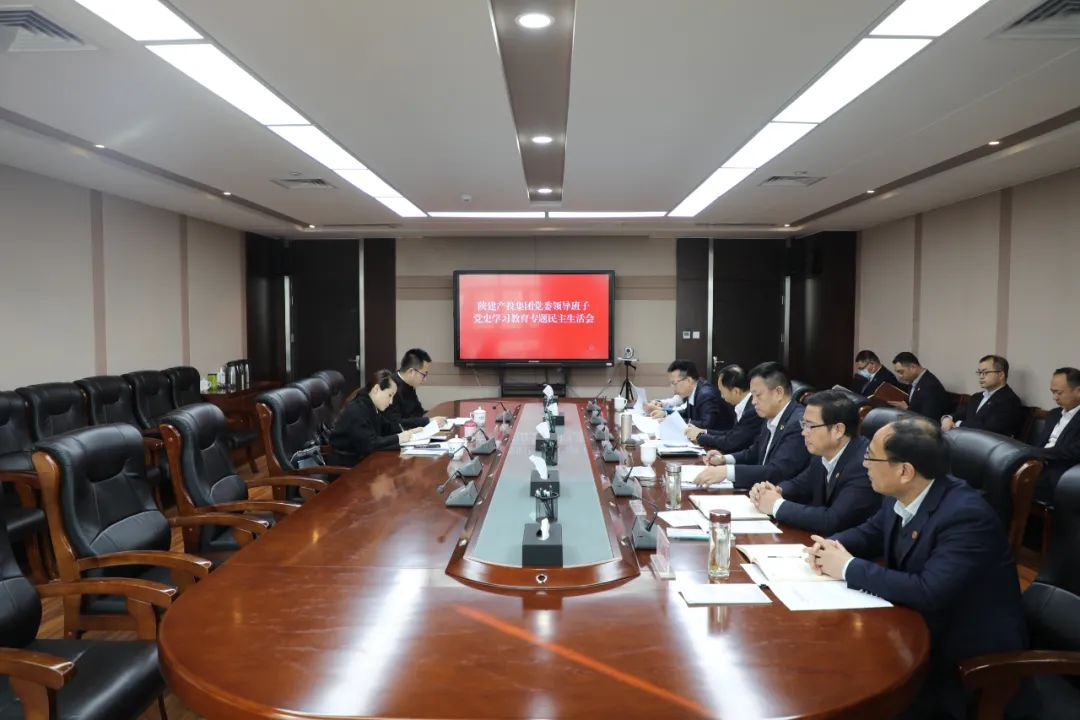 陕建产投集团召开党史学习教育专题民主生活会